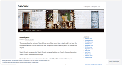 Desktop Screenshot of hanouni.wordpress.com