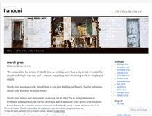 Tablet Screenshot of hanouni.wordpress.com