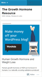 Mobile Screenshot of buygrowthhormonenow.wordpress.com