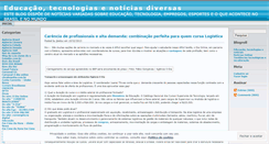 Desktop Screenshot of jbtecnologiaeducacionais.wordpress.com