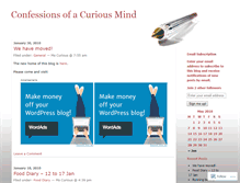 Tablet Screenshot of confessionsofacuriousmind.wordpress.com