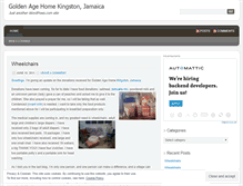 Tablet Screenshot of goldenagehomekingstonjamaica.wordpress.com