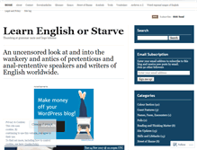 Tablet Screenshot of learnenglishorstarve.wordpress.com
