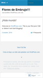 Mobile Screenshot of floresdeembrujo.wordpress.com