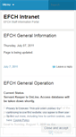 Mobile Screenshot of efch.wordpress.com