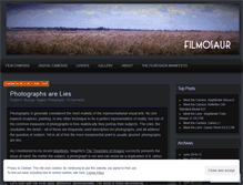 Tablet Screenshot of filmosaur.wordpress.com