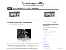 Tablet Screenshot of cyrmotorsports.wordpress.com