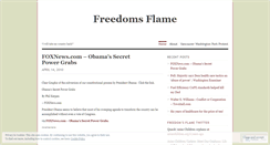 Desktop Screenshot of freedomsflame.wordpress.com