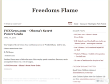 Tablet Screenshot of freedomsflame.wordpress.com