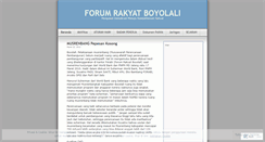 Desktop Screenshot of forabi.wordpress.com