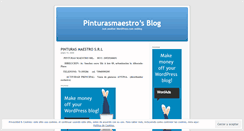 Desktop Screenshot of pinturasmaestro.wordpress.com