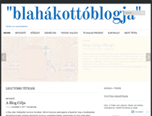 Tablet Screenshot of blahakotto.wordpress.com