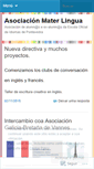 Mobile Screenshot of materlingua.wordpress.com