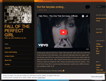 Tablet Screenshot of falloftheperfectgirl.wordpress.com