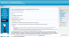 Desktop Screenshot of masnur.wordpress.com