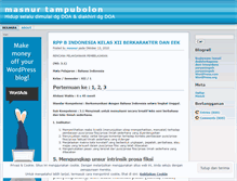 Tablet Screenshot of masnur.wordpress.com