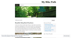 Desktop Screenshot of mybikepath.wordpress.com