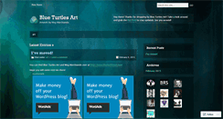 Desktop Screenshot of blueturtlesart.wordpress.com