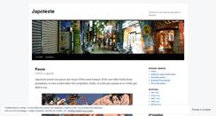 Desktop Screenshot of japotexte.wordpress.com