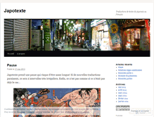 Tablet Screenshot of japotexte.wordpress.com