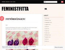 Tablet Screenshot of feministfitta.wordpress.com