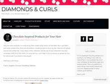 Tablet Screenshot of diamondsandcurls.wordpress.com