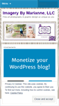 Mobile Screenshot of imagerybymarianne.wordpress.com