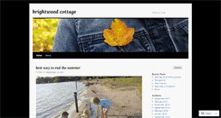 Desktop Screenshot of brightwoodcottage.wordpress.com