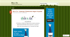 Desktop Screenshot of bioete.wordpress.com