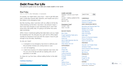 Desktop Screenshot of debtfreeforlife.wordpress.com