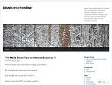 Tablet Screenshot of bisnisrecehonline.wordpress.com