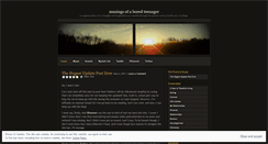 Desktop Screenshot of musingsofaboredteenager.wordpress.com