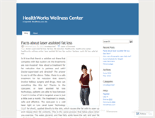 Tablet Screenshot of healthworkscenter.wordpress.com