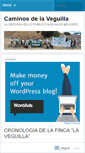 Mobile Screenshot of caminosdelaveguilla.wordpress.com
