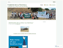 Tablet Screenshot of caminosdelaveguilla.wordpress.com