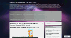 Desktop Screenshot of alienetufocommunity.wordpress.com