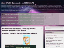 Tablet Screenshot of alienetufocommunity.wordpress.com
