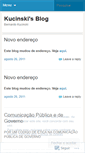 Mobile Screenshot of kucinski.wordpress.com