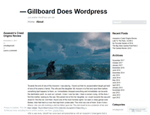 Tablet Screenshot of gillboard.wordpress.com