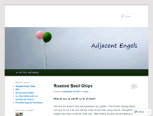 Tablet Screenshot of adjacentengels.wordpress.com
