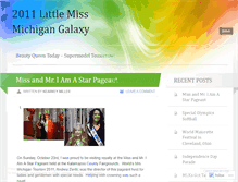 Tablet Screenshot of littlemissmigalaxy11.wordpress.com