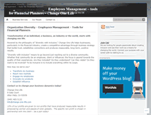 Tablet Screenshot of changeonelife.wordpress.com