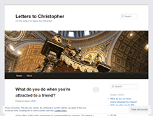 Tablet Screenshot of letterstochristopher.wordpress.com