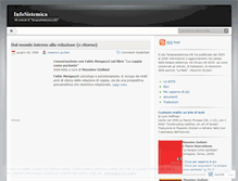 Tablet Screenshot of infosistemica.wordpress.com