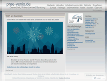 Tablet Screenshot of praevenio.wordpress.com