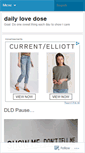 Mobile Screenshot of dailylovedose.wordpress.com