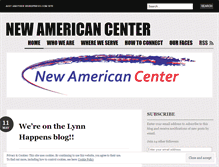 Tablet Screenshot of newamericancenter.wordpress.com