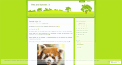 Desktop Screenshot of petsandbunnies.wordpress.com