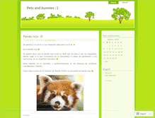Tablet Screenshot of petsandbunnies.wordpress.com