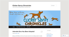 Desktop Screenshot of clickersavvychronicles.wordpress.com